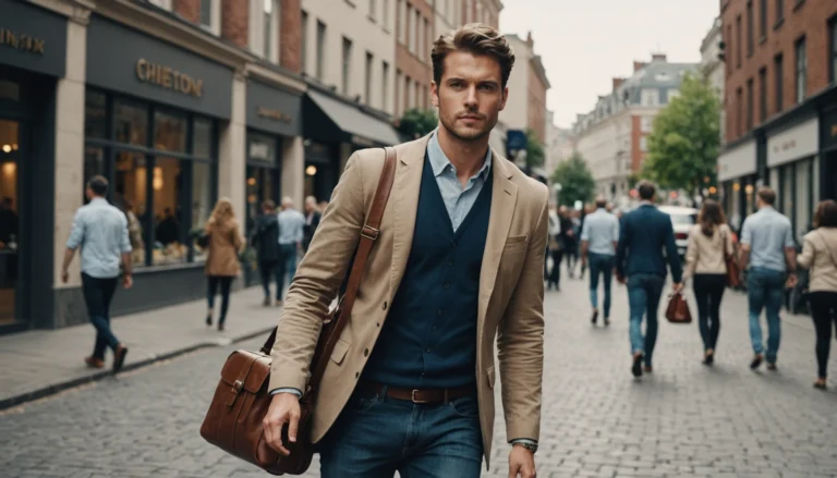 sacoche homme moderne