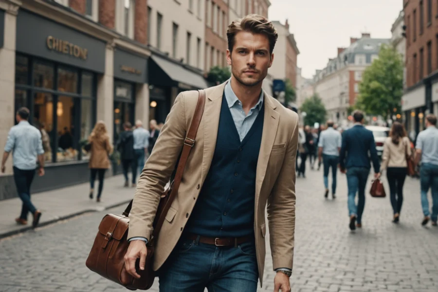 sacoche homme moderne